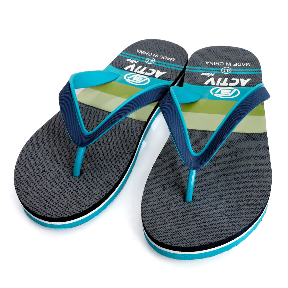 ACTIVNEW MEN'S FLIP FLOP - NVY*GREN - Activ Abou Alaa