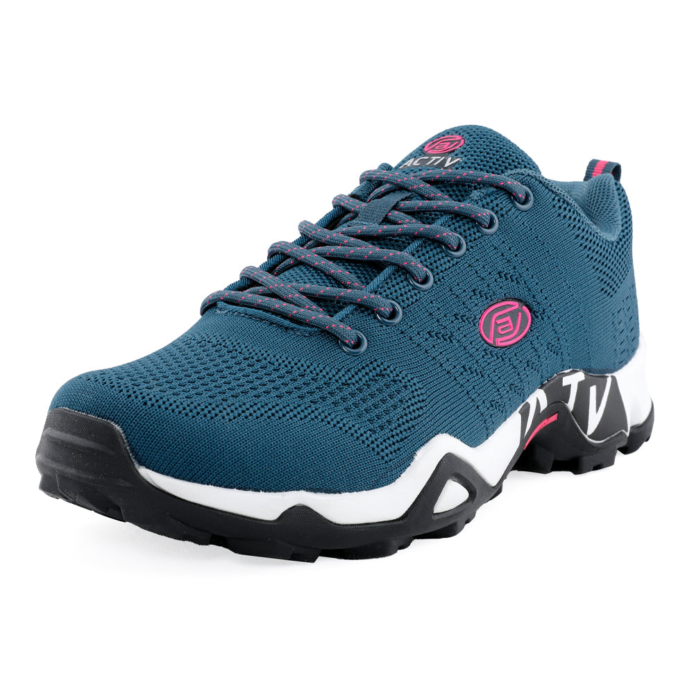ACTIVNEW WOMENS TREKKING SHOES - CYAN