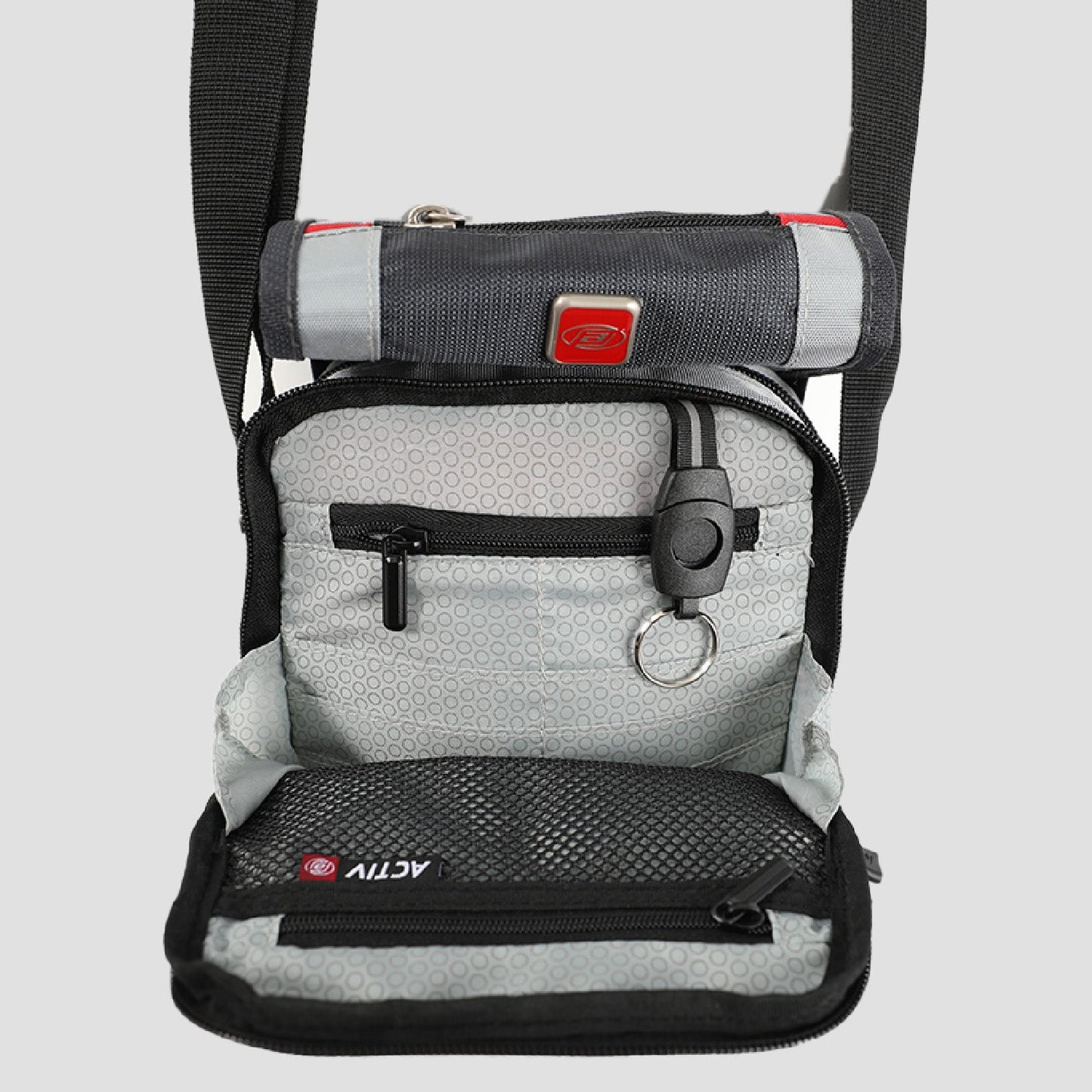 ACTIV SHOULDER BAG - L.GREY