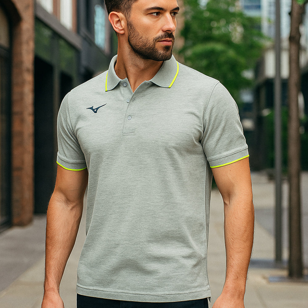 قميص بولو MIZUNO للرجال من MIZUNO (M) - هيذر