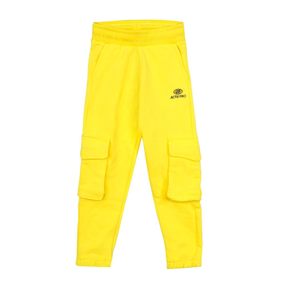 ACTIV BASIC SU.MILTON SWEATPANT - YELLOW PNTSS23-3340 Activ Abou Alaa