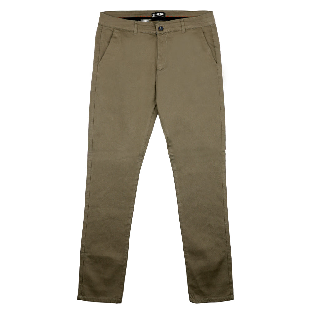 ACTIV CHINO PANTS - OLIVE JPT23-662005 Activ Abou Alaa