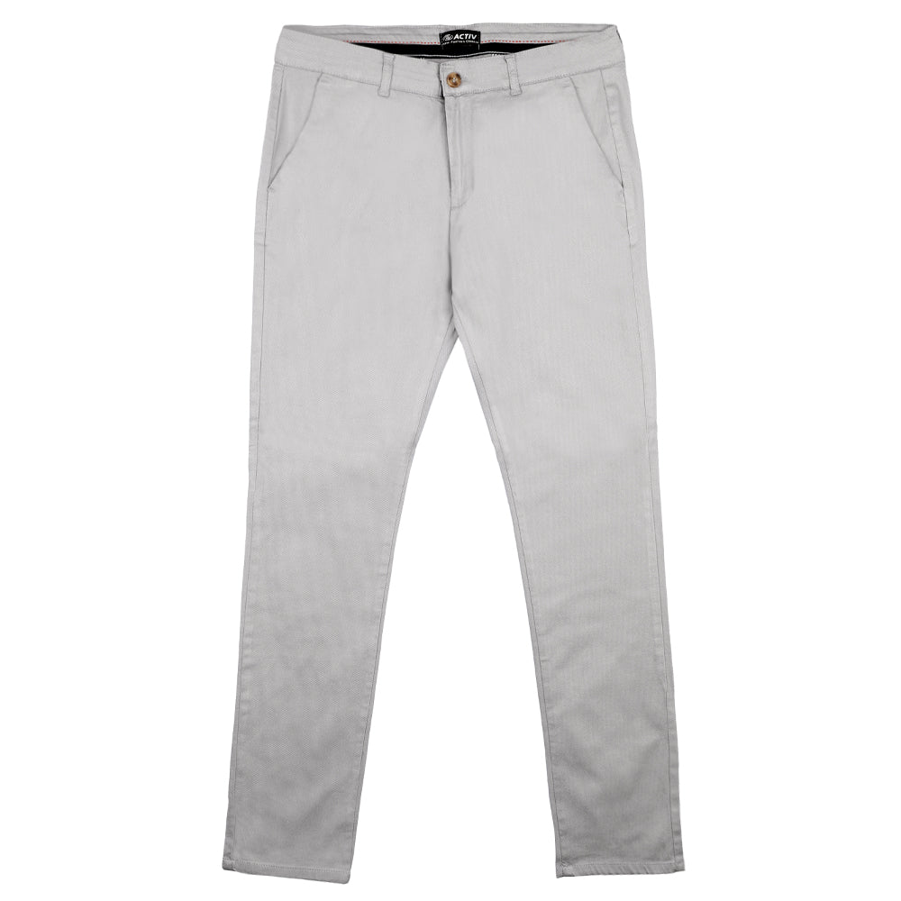 ACTIV CHINO PANTS - SILVER JPT23-662003 Activ Abou Alaa