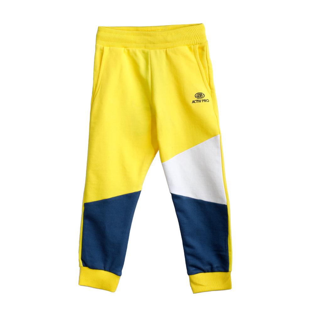 ACTIV CROW S.MILTON SWEATPANTS - YELLOW PNTSS23-3328 Activ Abou Alaa