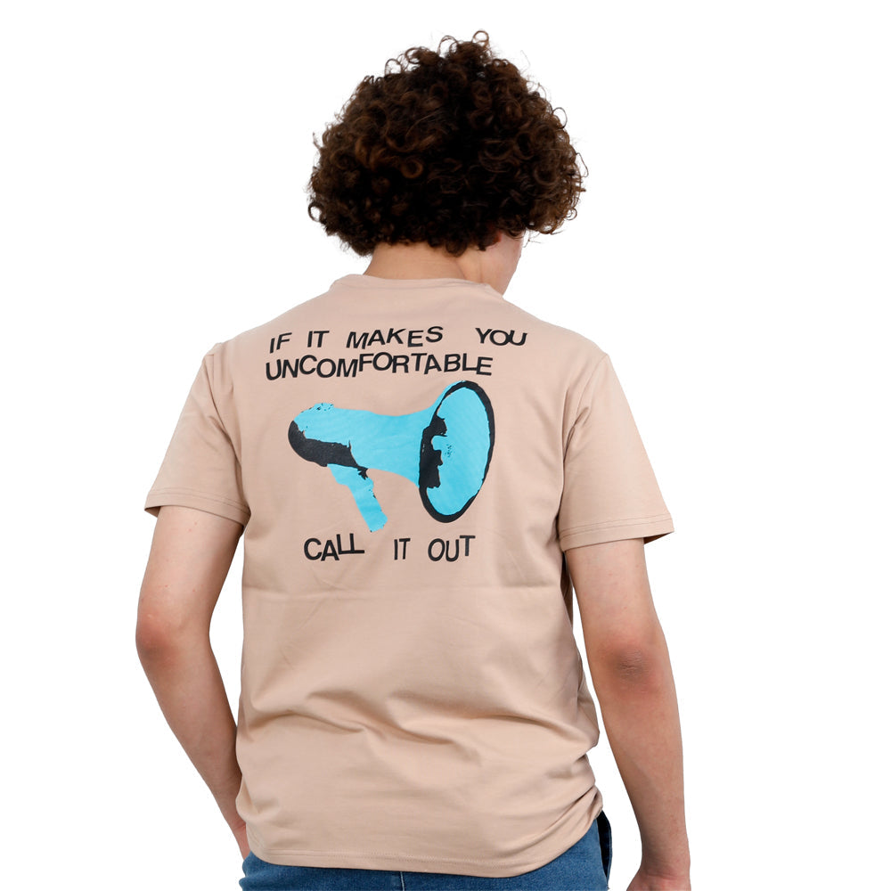 ACTIV GRAPHIC R.NECK T-SHIRT - BROWN TSSS23-28960 Activ Abou Alaa