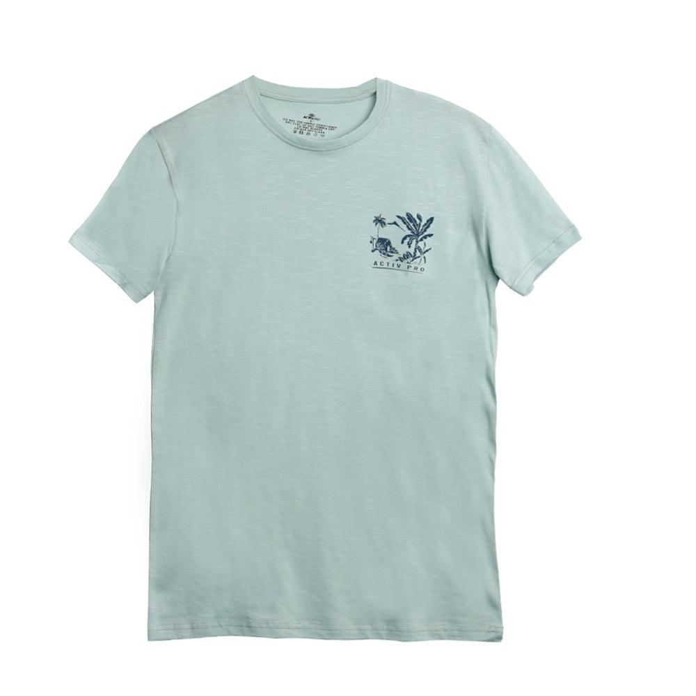 ACTIV HAWAII R.NECK T-SHIRT - M.GREEN TSSS23-28968 Activ Abou Alaa