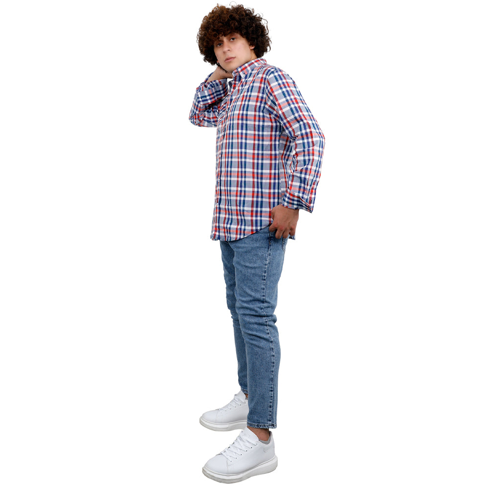 ACTIV KAROH SLIM SHIRT - NAVY SHSS23-8936 Activ Abou Alaa