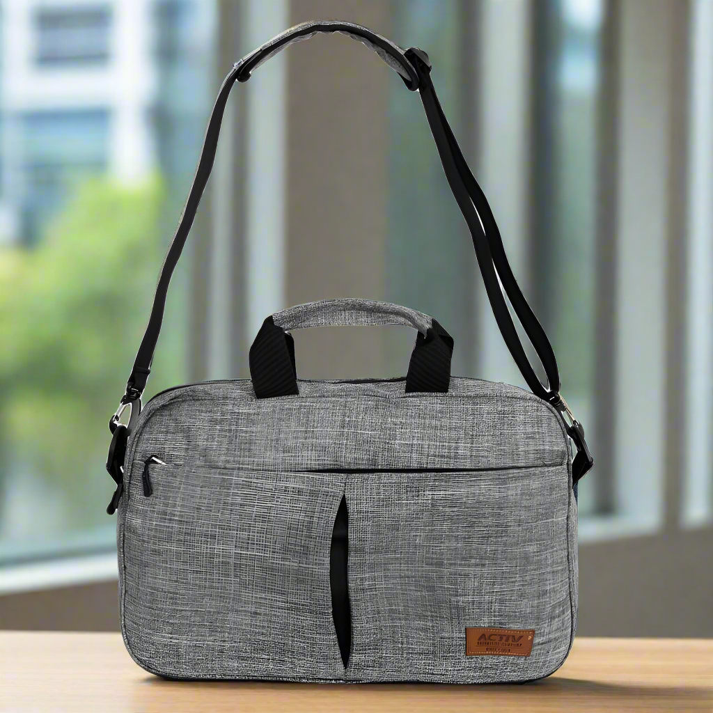 ACTIV LAPTOP BAG - GREY - Activ Abou Alaa