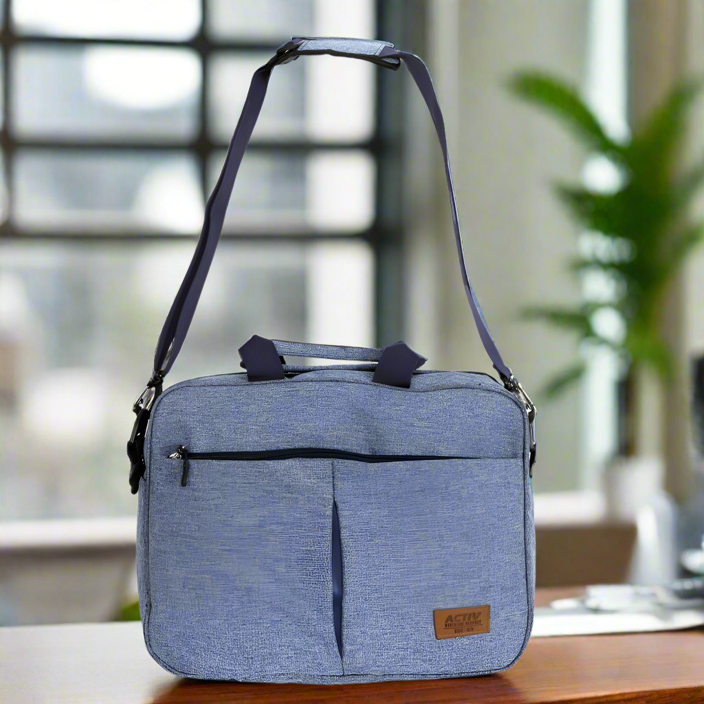 ACTIV LAPTOP BAG - JEANS - Activ Abou Alaa
