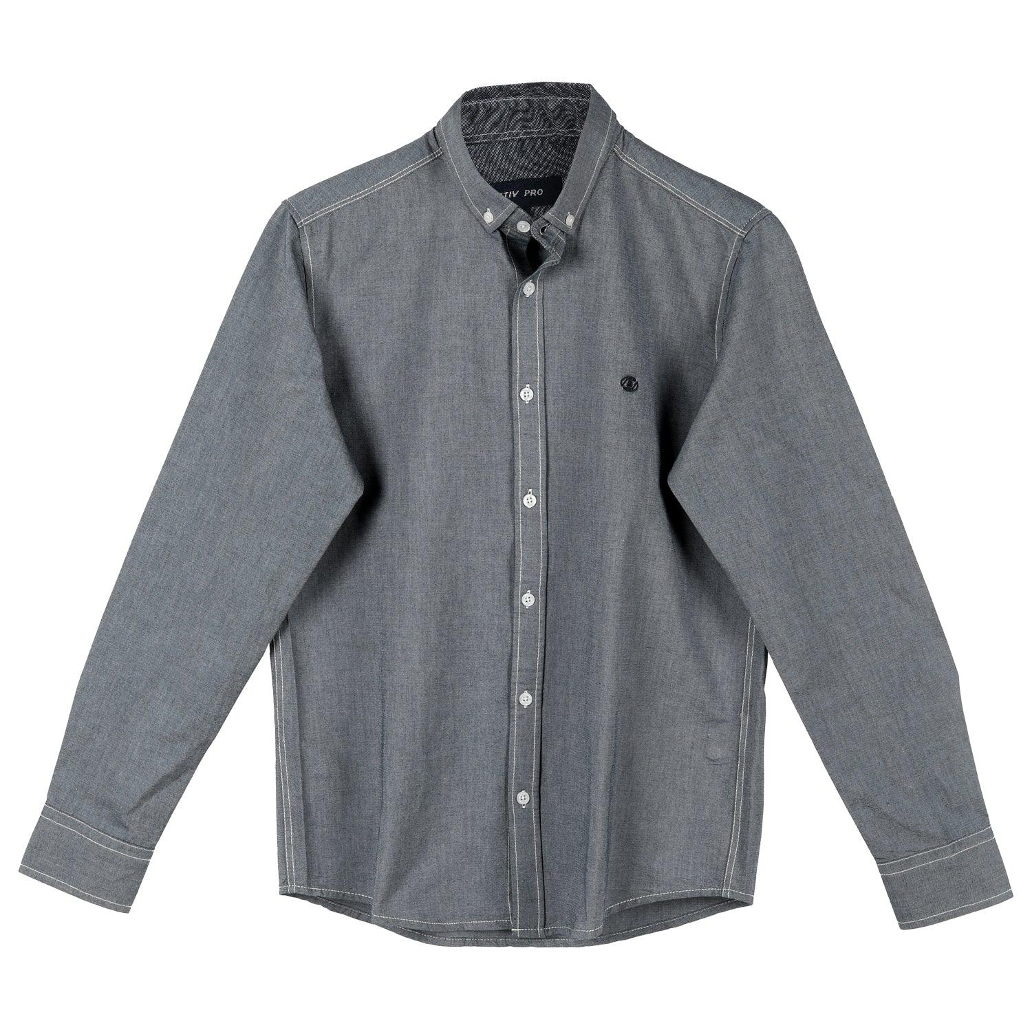 ACTIV MEN L/S SHIRT - GREY SHSS22-8851 Activ Abou Alaa