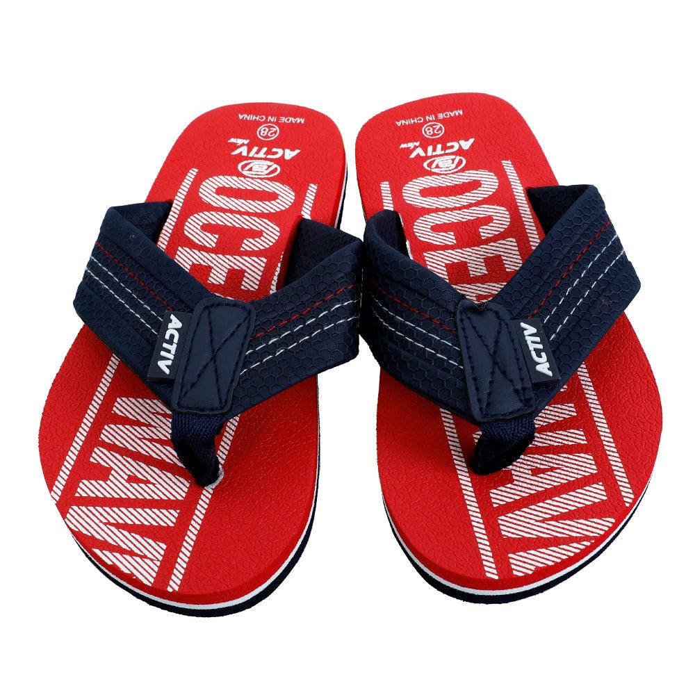 ACTIVNEW KIDS FLIP FLOP - NAVY*RED 20227403 Activ Abou Alaa