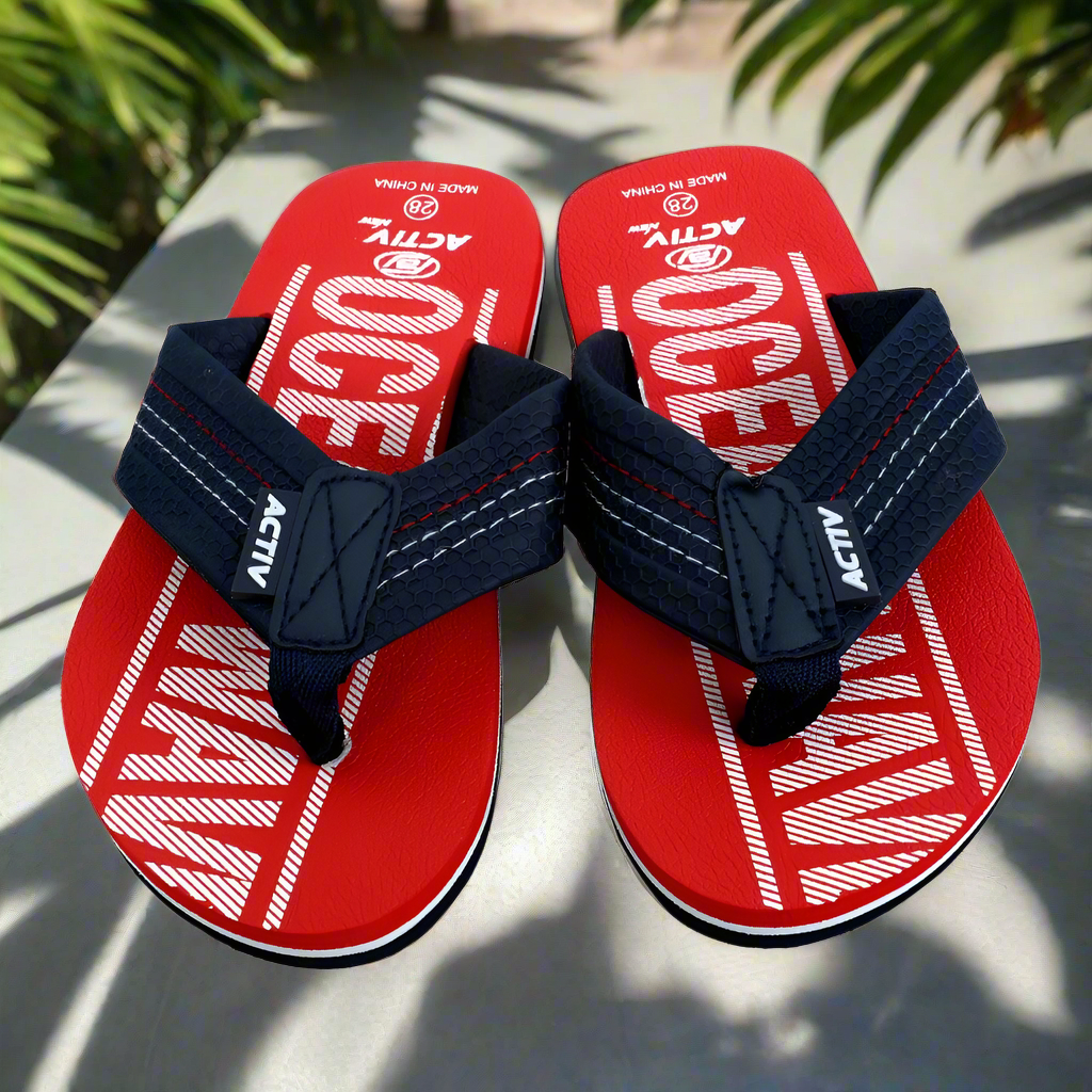 ACTIVNEW KIDS FLIP FLOP - NAVY*RED - Activ Abou Alaa