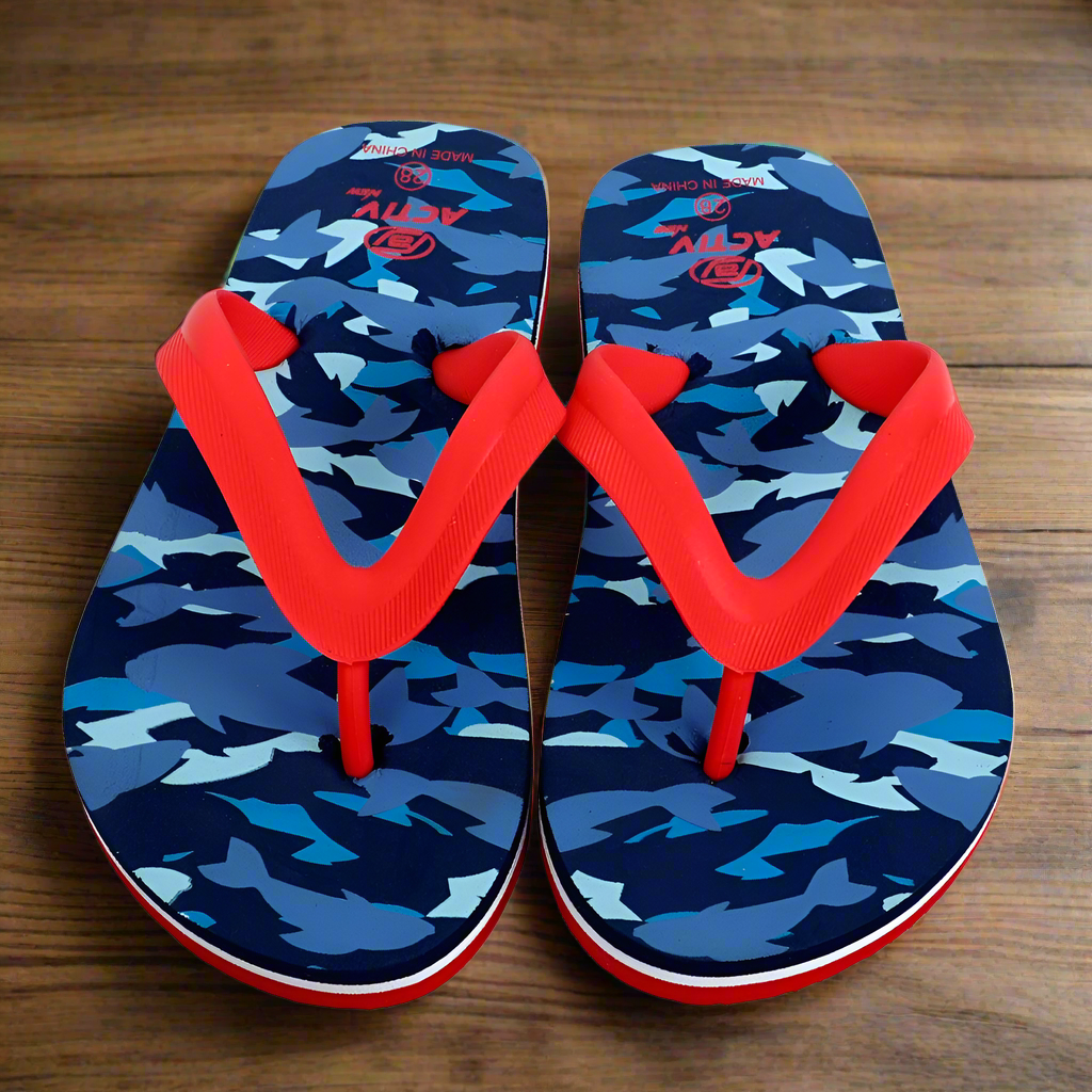 ACTIVNEW KIDS FLIP FLOP - RED*NAVY - Activ Abou Alaa