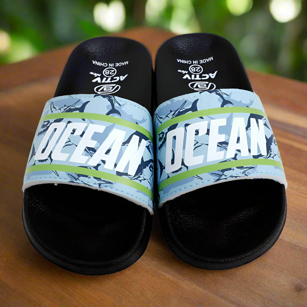 ACTIVNEW KIDS SLIPPER - BLACK - Activ Abou Alaa