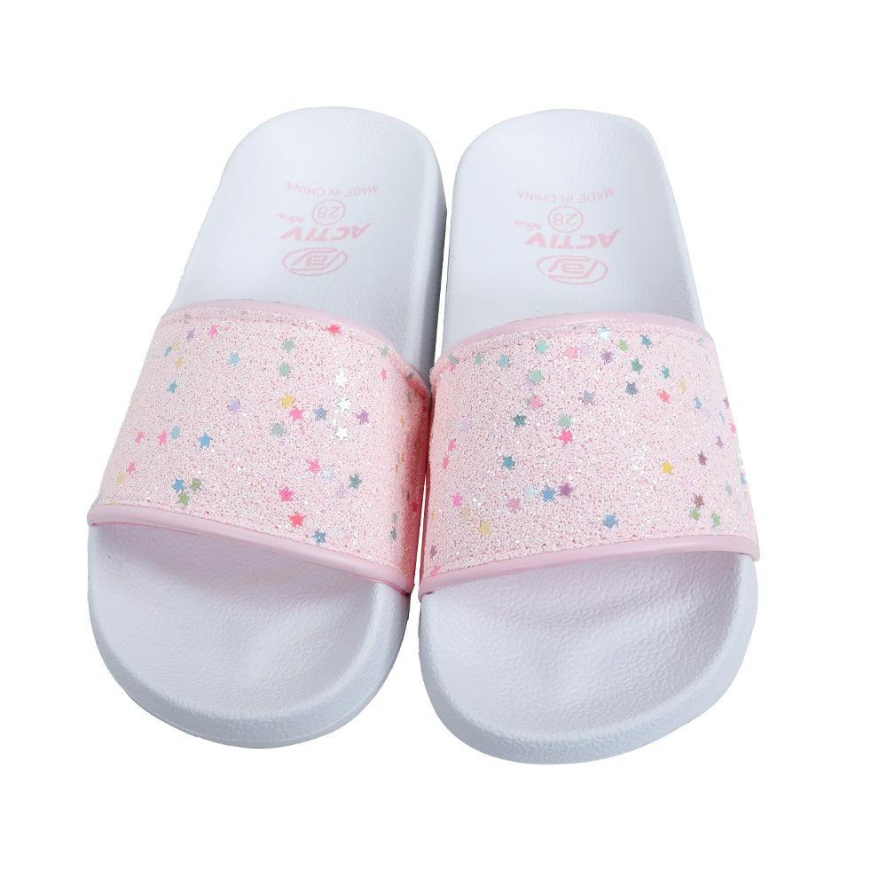 ACTIVNEW KIDS SLIPPER - PINK*WHT 20227416 Activ Abou Alaa