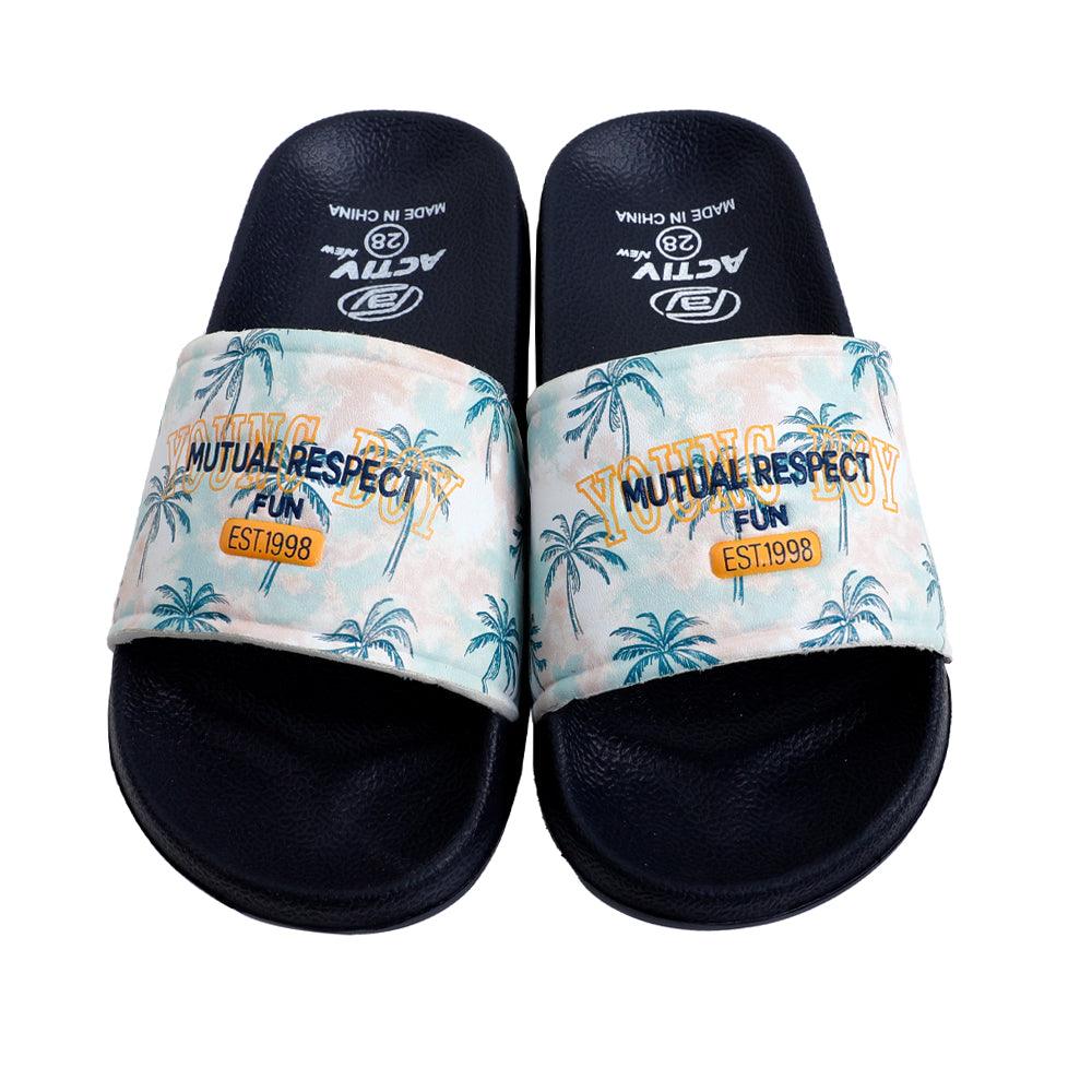 ACTIVNEW KIDS SLIPPER - WHIT*BLK 20227407 Activ Abou Alaa