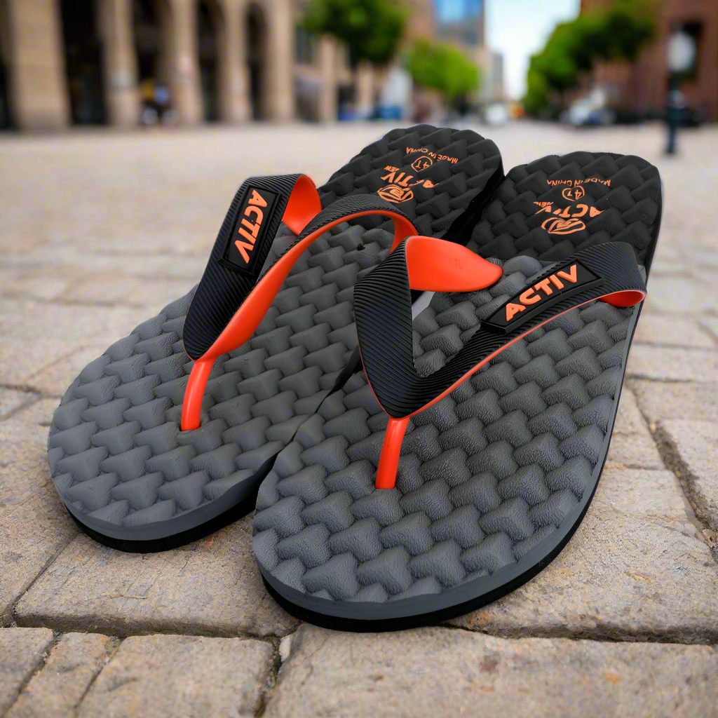 ACTIVNEW MEN'S FLIP FLOP - BLK*GREY - Activ Abou Alaa