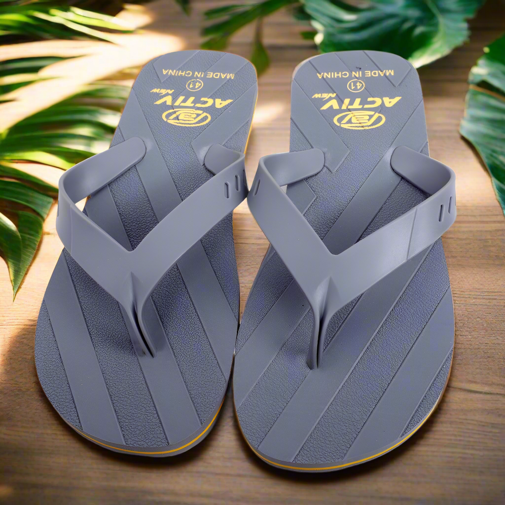ACTIVNEW MEN'S FLIP FLOP - GREY - Activ Abou Alaa