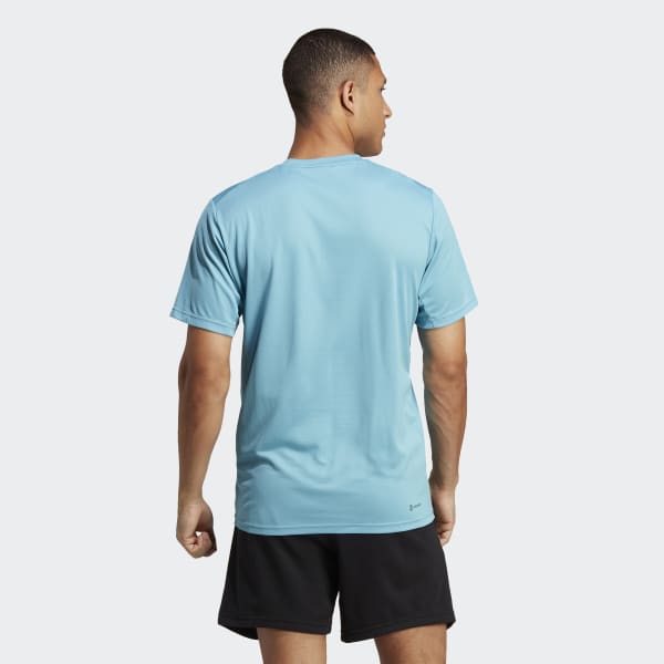 ADIDAS TR-ES BASE T T-SHIRTS - BLUE IC7431 Activ Abou Alaa