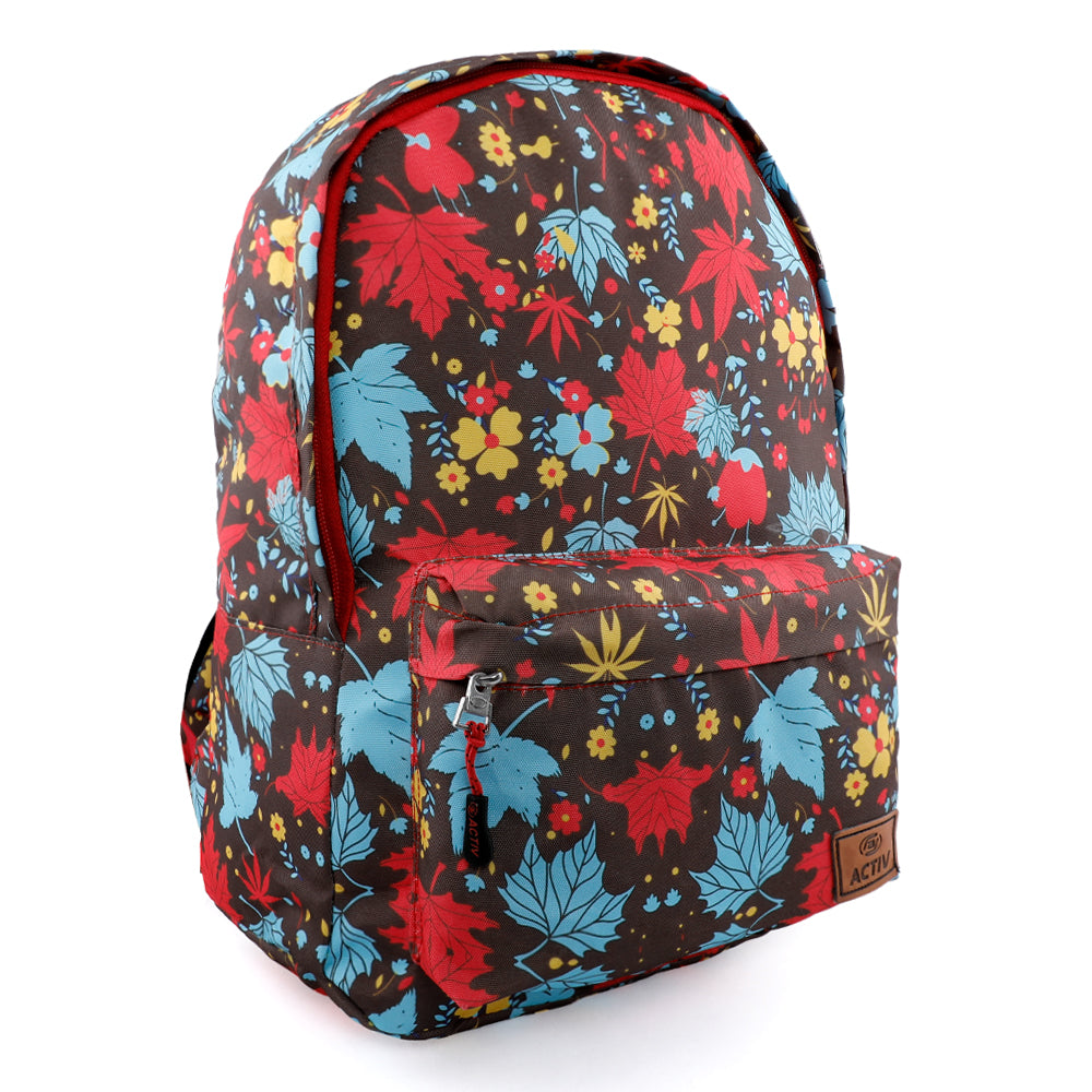 ACTIV LAPTOP BACKPACK - Brown*Red*Yellow