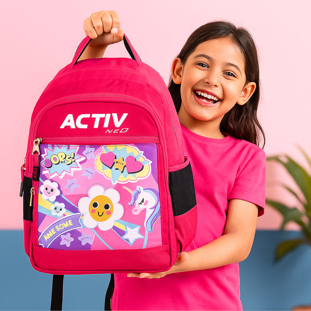 CHIMOLA FLOWER BACKPACK - FUCHSIA