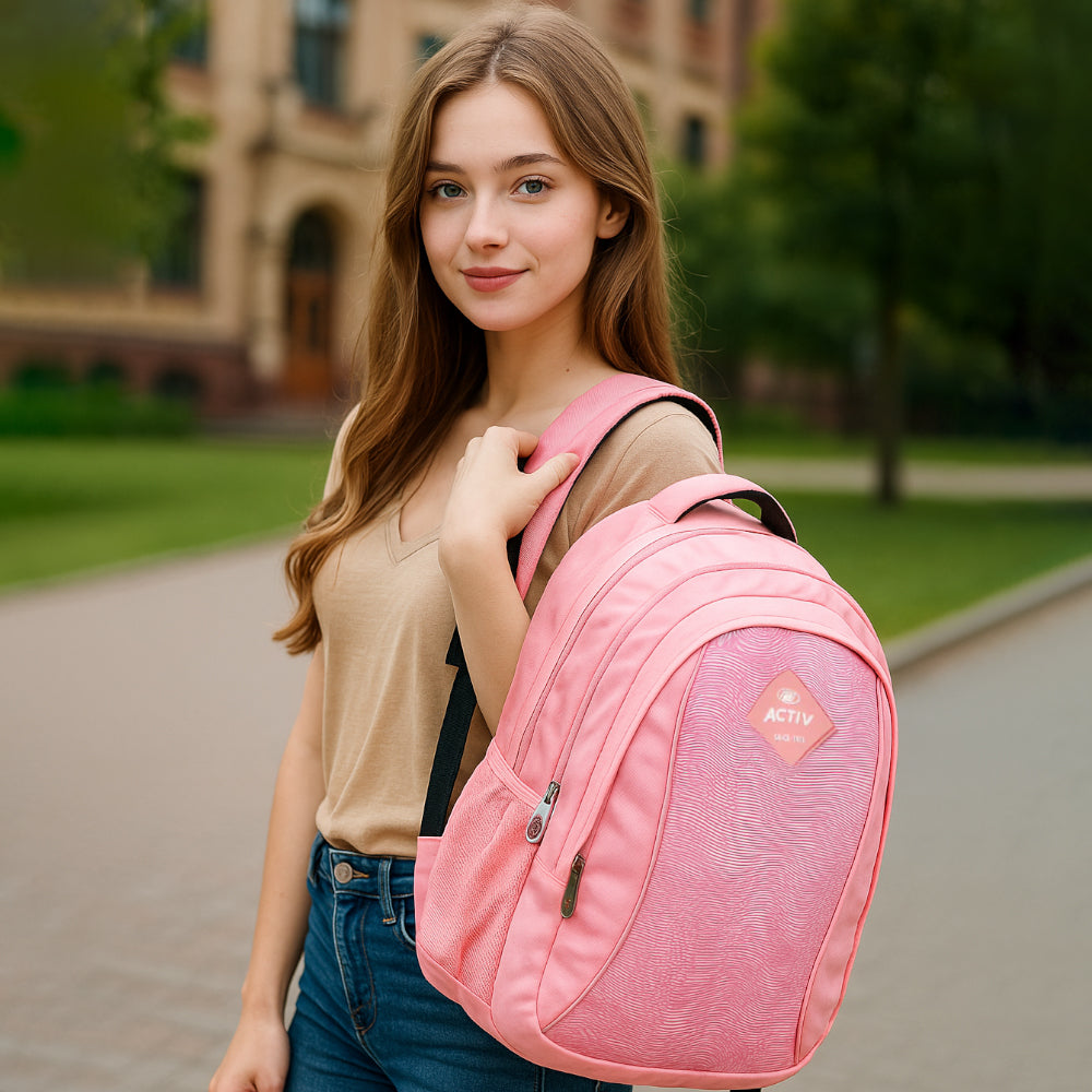 ACTIV LAPTOP BACKPACK - L.CORAL
