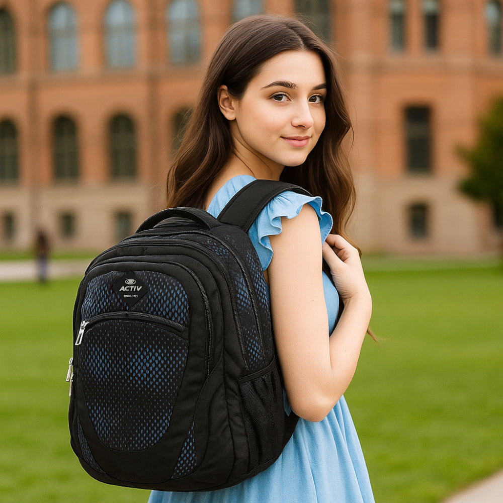 ACTIV LAPTOP BACKPACK - BLACK