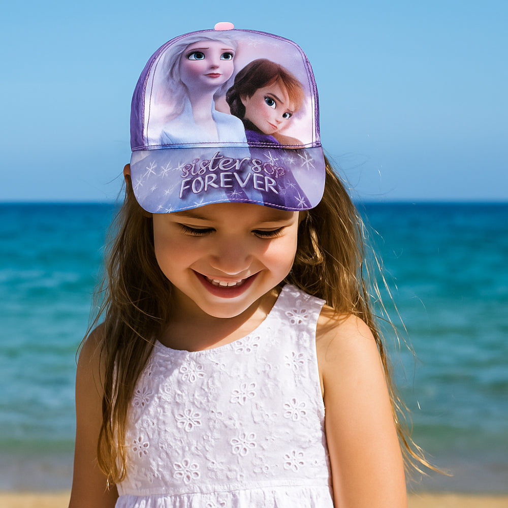 DISNEY FROZEN GIRL'S VELCRO CAP - PURPLE - Activ Abou Alaa