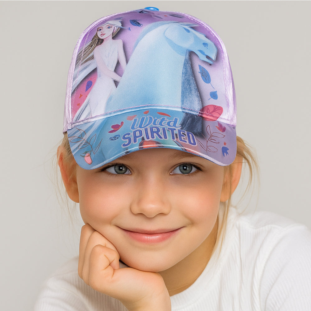 DISNEY FROZEN GIRL'S VELCRO CAP - PURPLE - Activ Abou Alaa