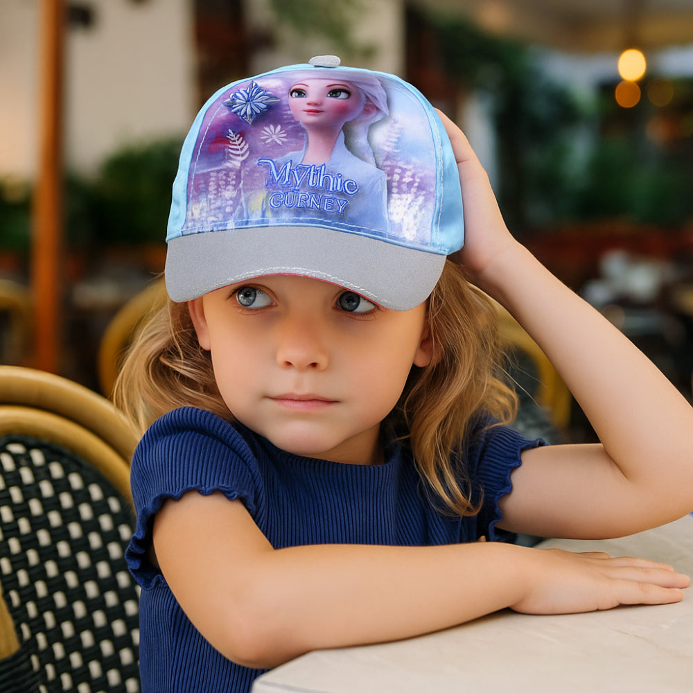 DISNEY FROZEN GIRL'S VELCRO CAP - BLUE - Activ Abou Alaa