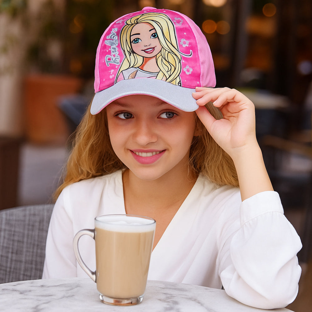 BARBIE GIRL'S VELCRO CAP - PINK - Activ Abou Alaa