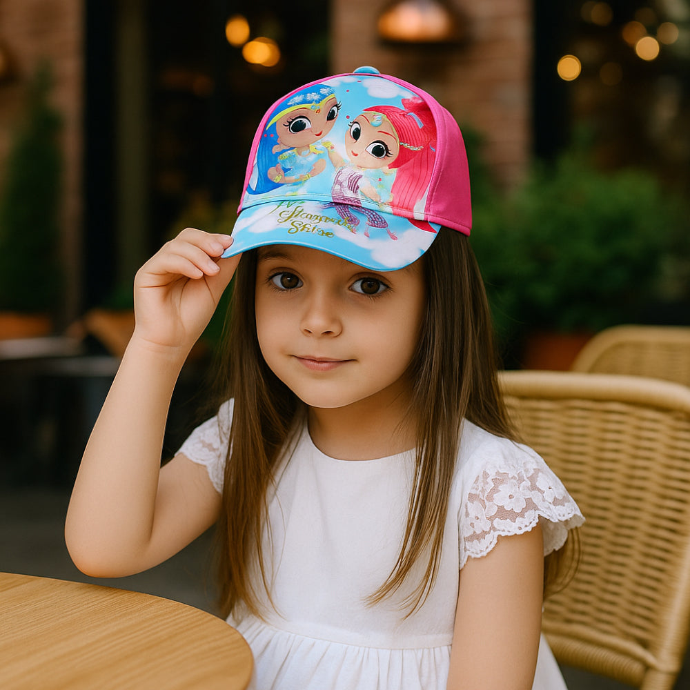 SHIMMER SHINE GIRL'S VELCRO CAP - ROSE - Activ Abou Alaa