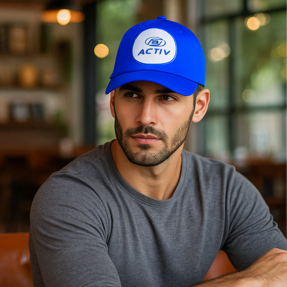 ACTIVNEW MEN'S BUCKLE CAP - ROYAL - Activ Abou Alaa