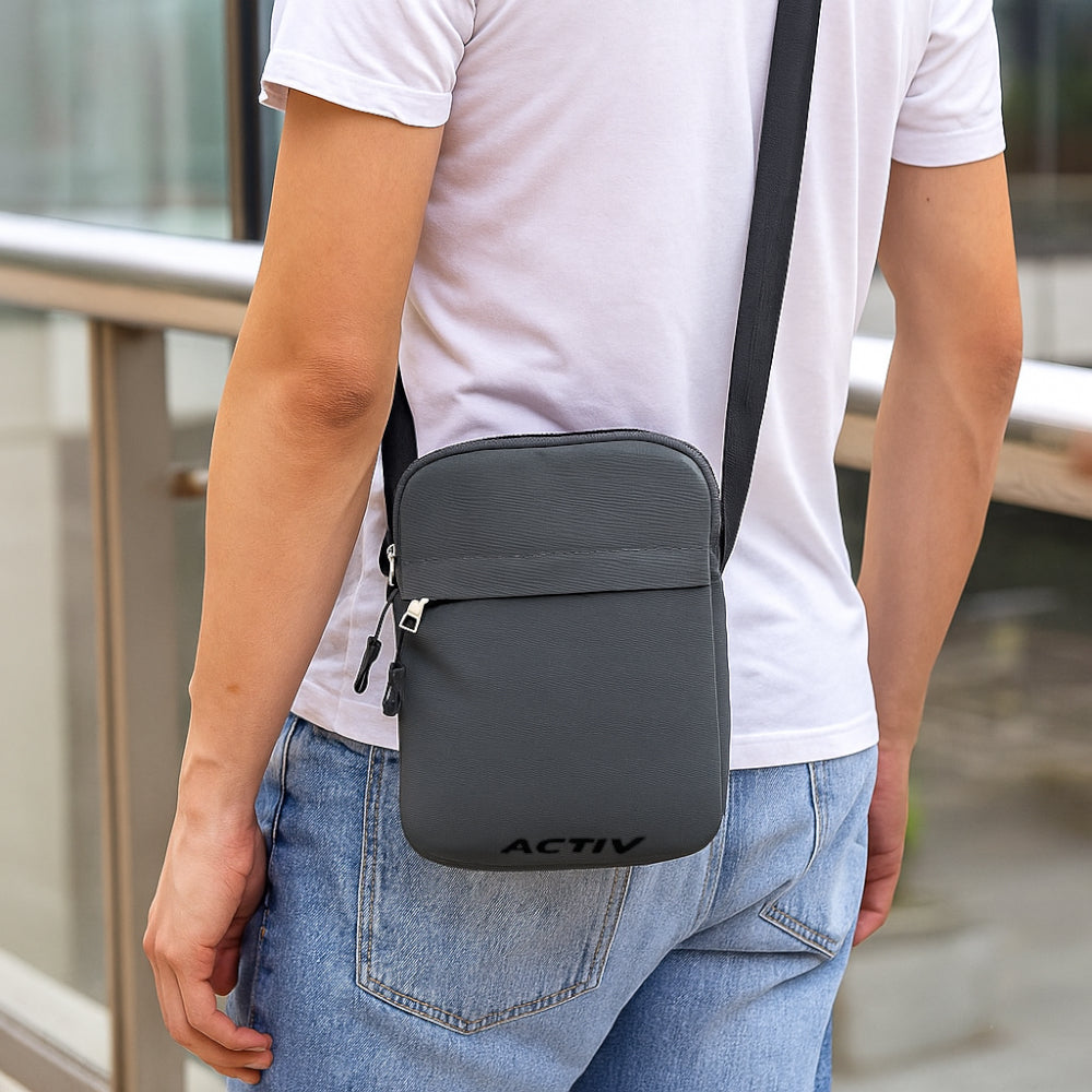 ACTIV MINI CROSS-BAG - GREY - Activ Abou Alaa