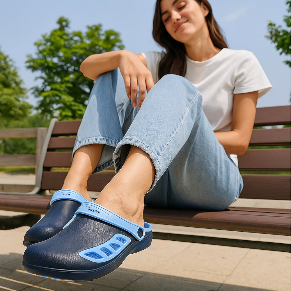 ACTIVNEW CLOGS - NAVY