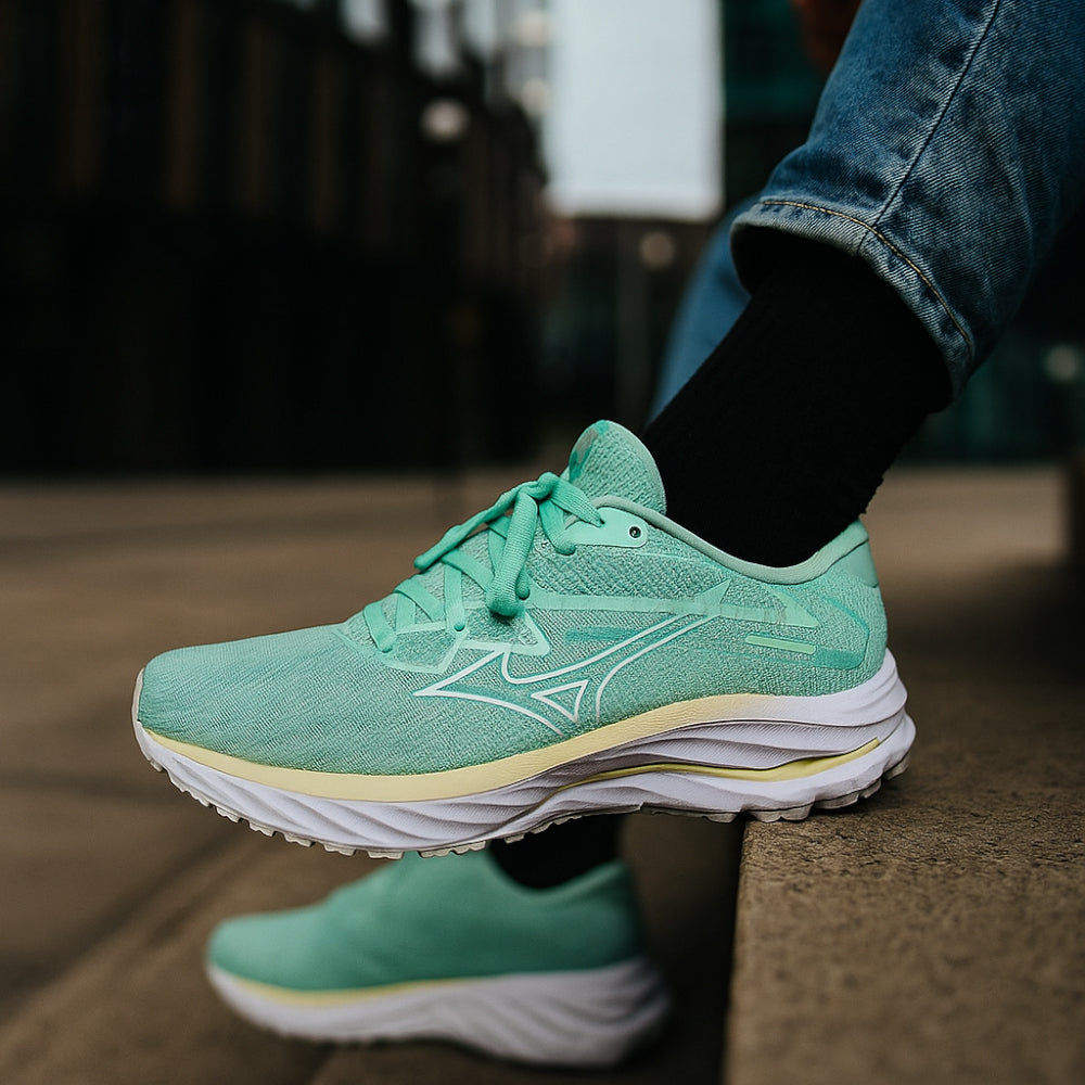 MIZUNO WAVE RIDER 27(W) - حذاء - نعناعي