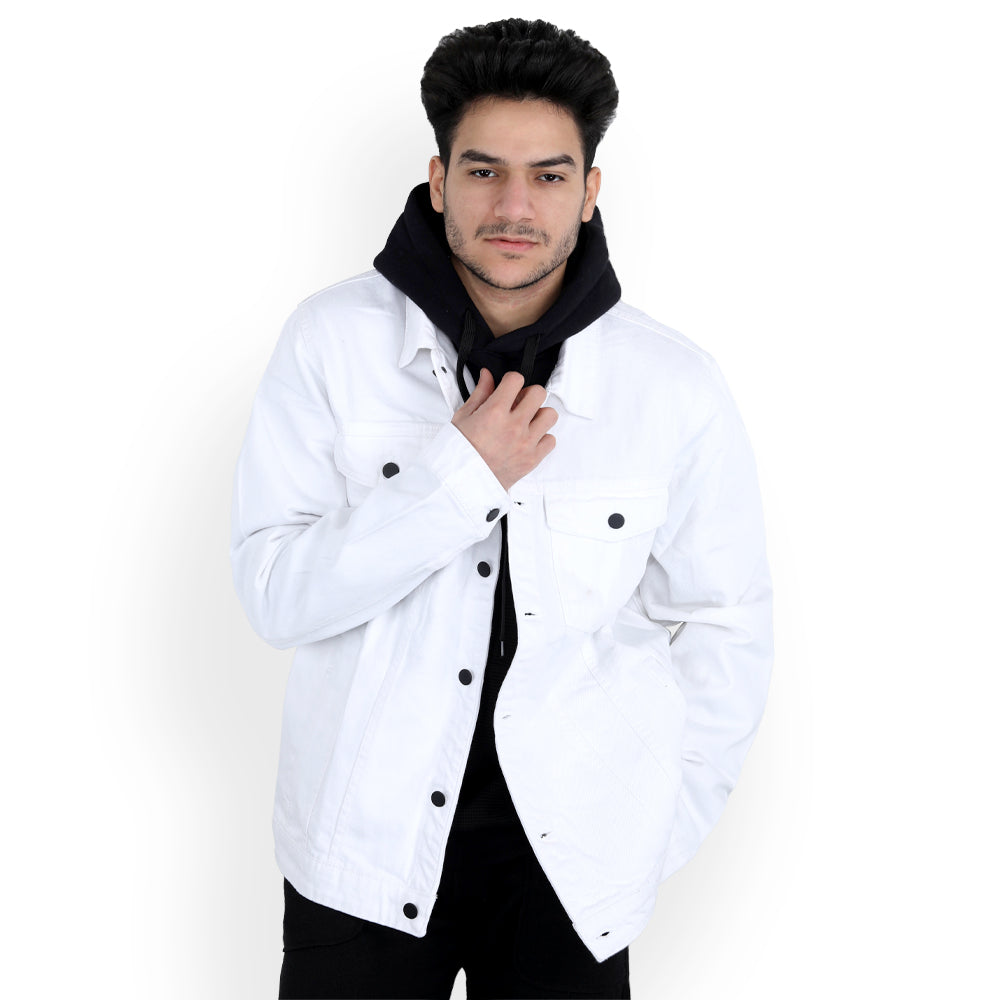 ACTIV MEN'S GABARDINE JACKET - WHITE - Activ Abou Alaa