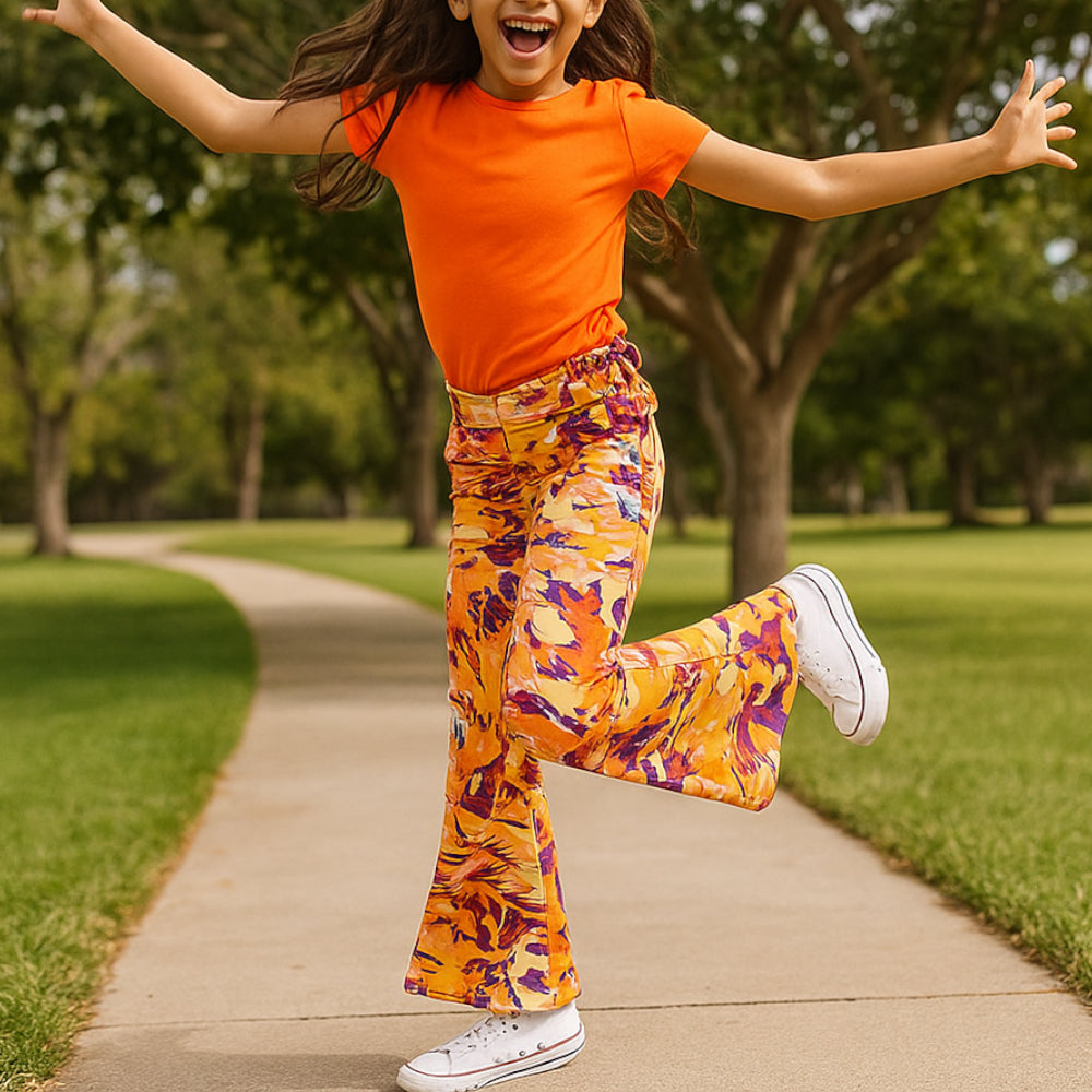 ACTIV F.COVER SPORTS LEGGINGS - ORANGE