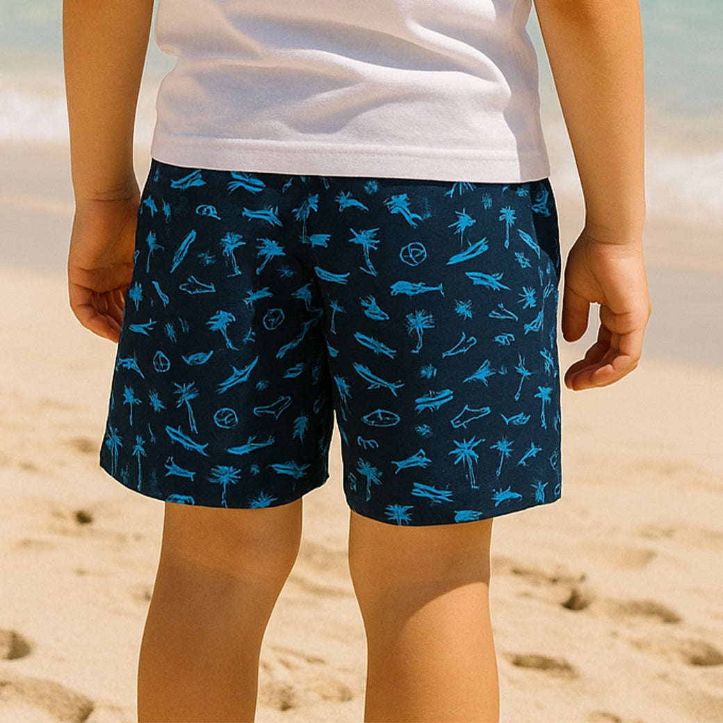 ACTIV F.COVER SWIM SHORT - NAVY - Activ Abou Alaa