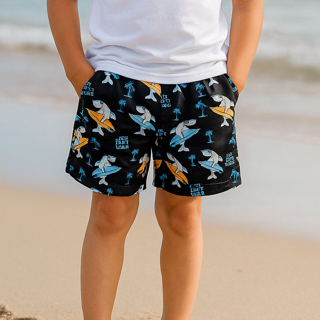 ACTIV F.COVER SWIM SHORT - BLACK - Activ Abou Alaa