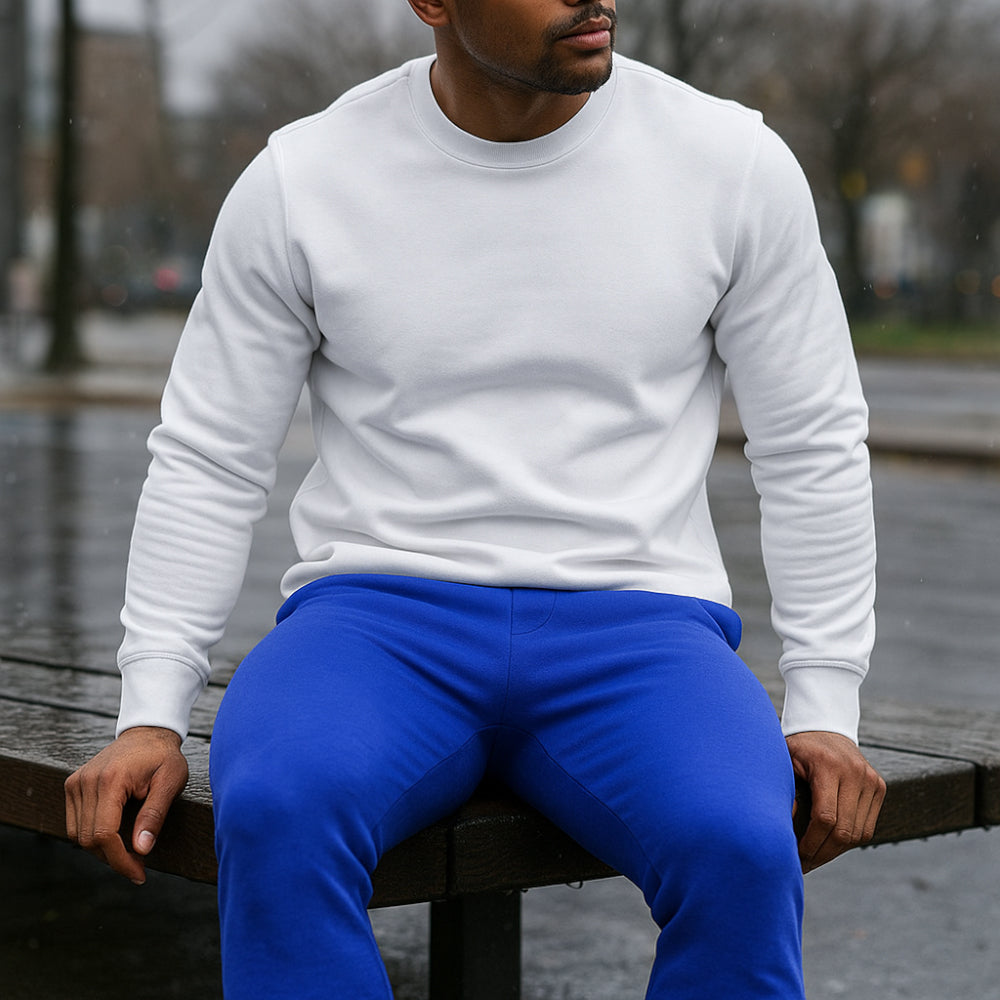 ACTIV BASIC CASUAL PANTS - AQUA - Activ Abou Alaa