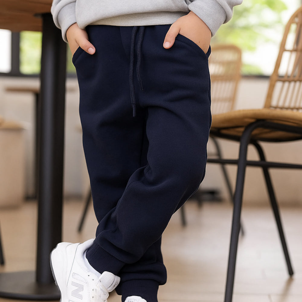 ACTIV BASIC CASUAL SWEATPANTS - NAVY