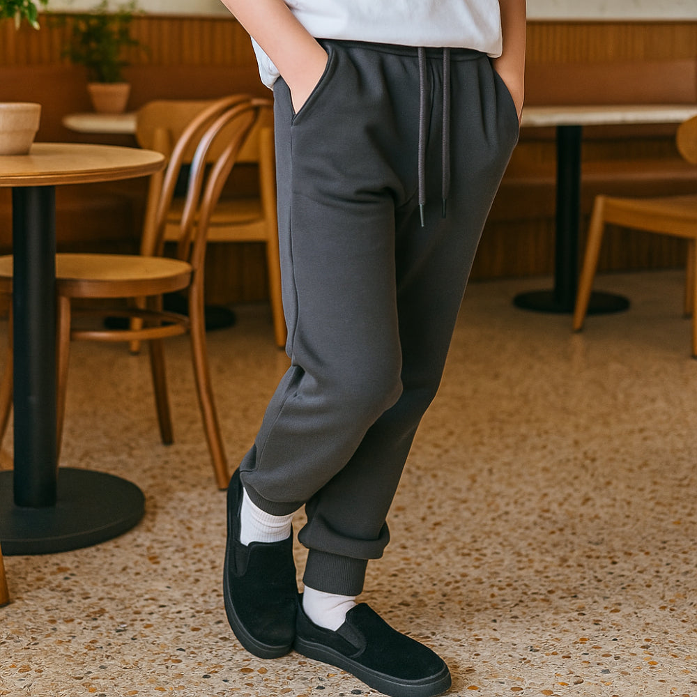 ACTIV BASIC CASUAL SWEATPANTS - GREY