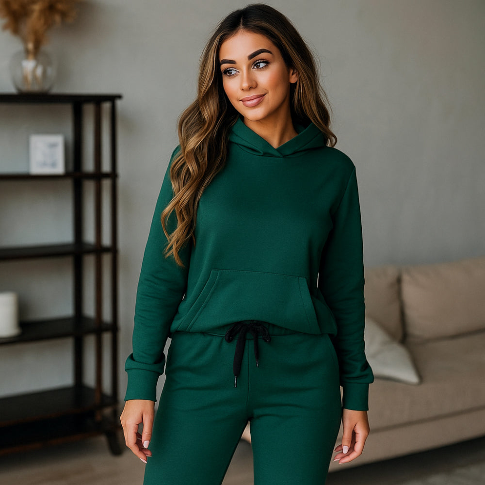 ACTIV BASIC HOODIE SET - GREEN - Activ Abou Alaa