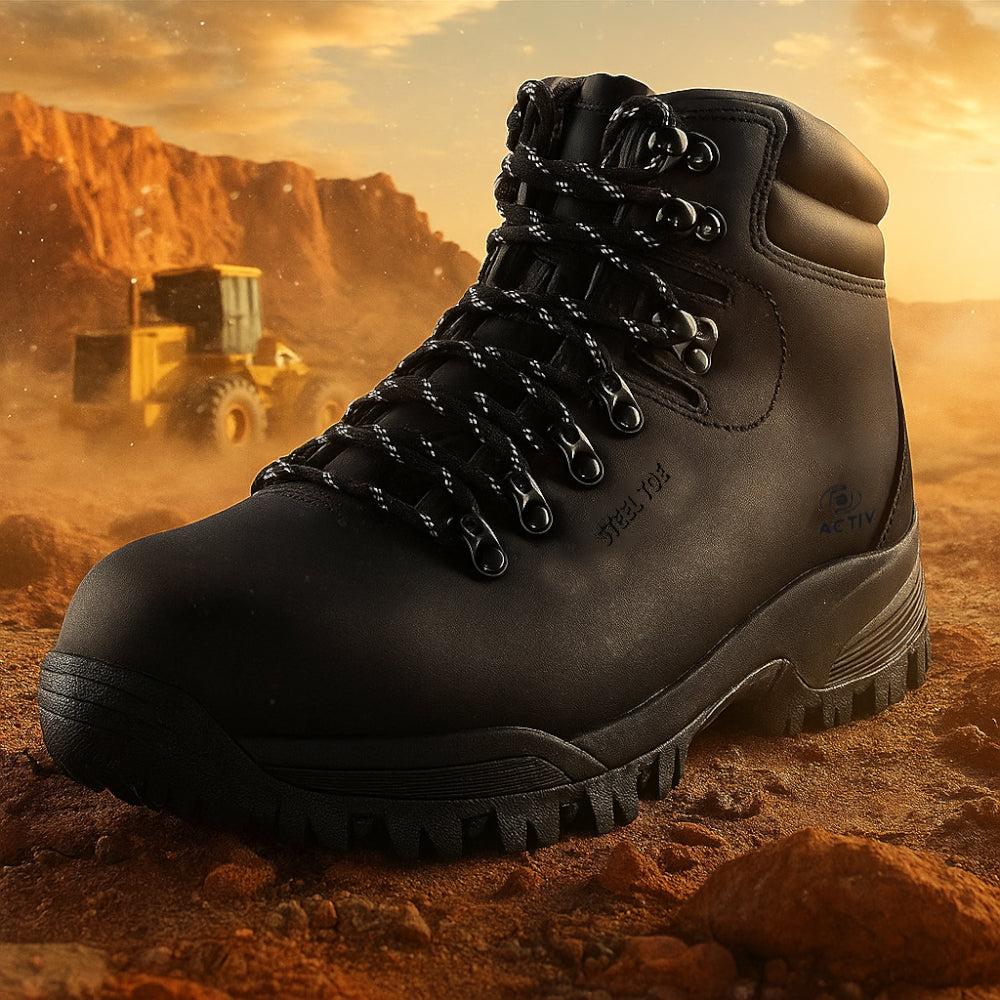 ACTIVNEW SAFETY BOOT - BLACK - Activ Abou Alaa