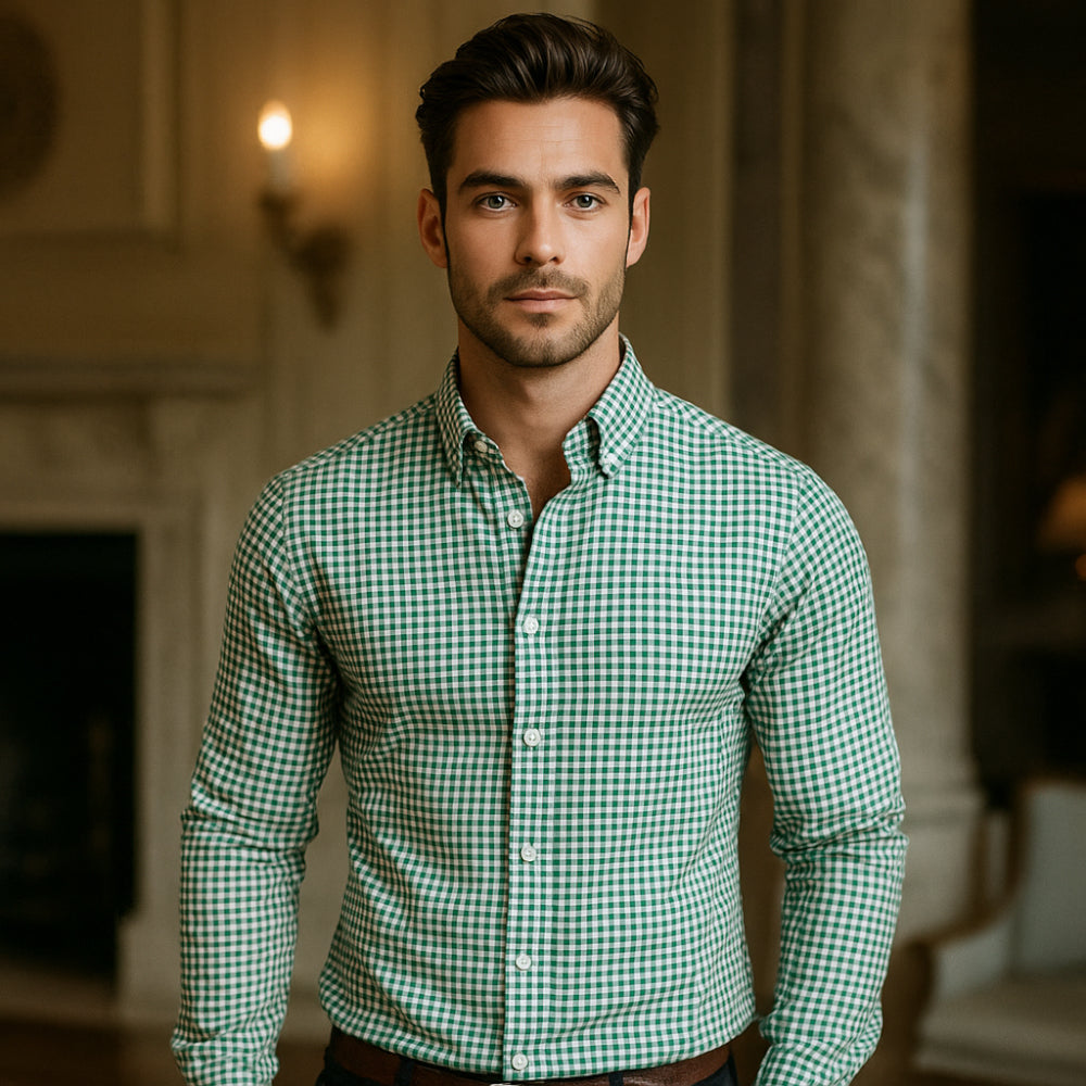 ACTIV KAROH L.S SHIRT - GREEN