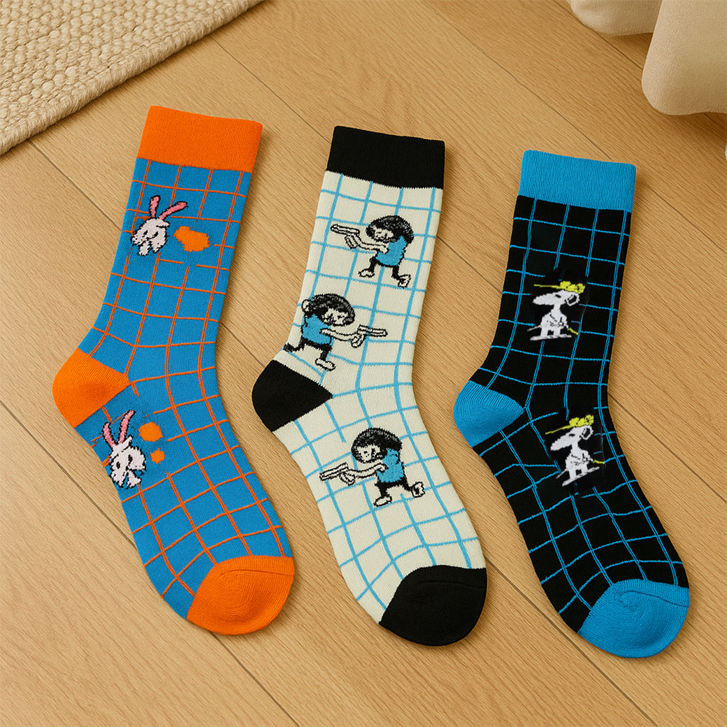 ACTIV SOFT LONG SOCKS-P*3 - COLORS