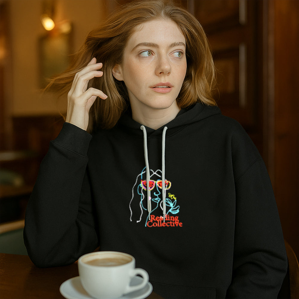 ACTIV GRAPHIC HOODIE SWEATSHIRT - BLACK