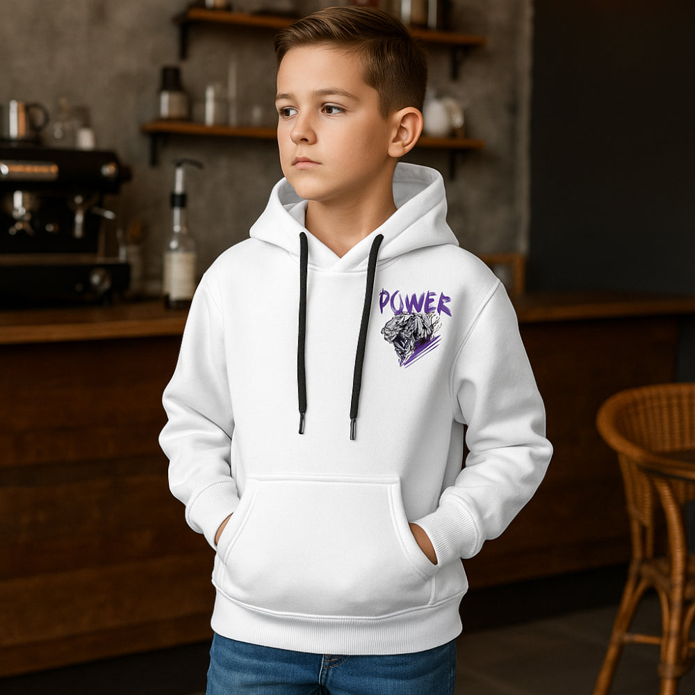 ACTIV GRAPHIC HOODIE SWEATSHIRT - WHITE - Activ Abou Alaa