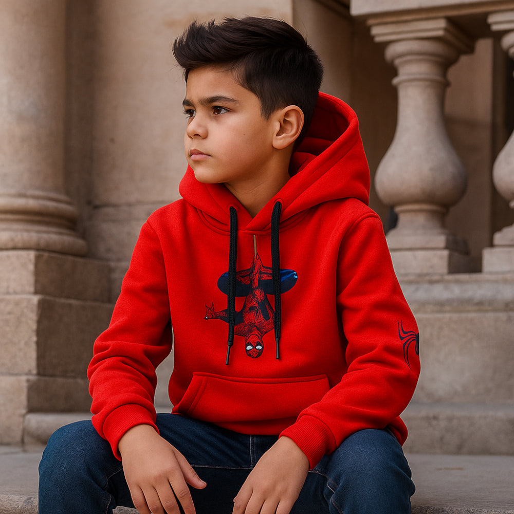 ACTIV GRAPHIC HOODIE SWEATSHIR - RED - Activ Abou Alaa